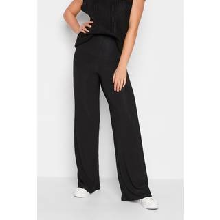 Lts Tall Black Stretch Palazzo Wide Leg Trousers Ex Long > 22 Lts | Tall Women's Wide Leg Trousers - Ex Long 22