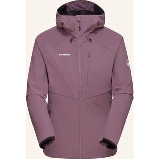 Mammut Women's Ultimate Comfort Softshell Hooded Jacket Softshelljakke Damer størrelse L farve lilla