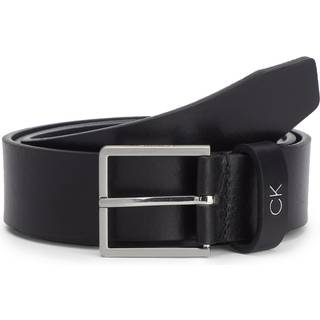 Leather Belt - Calvin Klein - Black - Men - 85 cm - Black - 85 cm