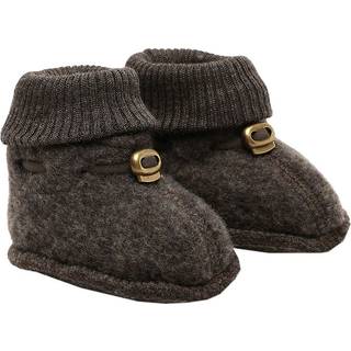 Mikk-Line Dark Brown Melange Uld Futter