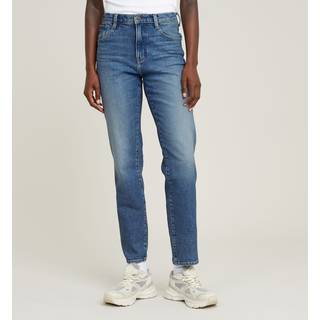 Viktoria High Straight Jeans - Medium blue - Women