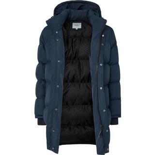 Pepe Jeanstil mænd. PM403030 Torin marineblå jakke (L), Casual, Polyester, Bæredygtig