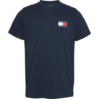 Tommy Jeans Essential Flag Logo T Shirt Navy