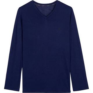 HOM Herren Longsleeve blau Modal