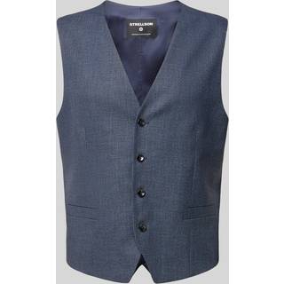 Strellson Herren Weste meliert Slim Fit
