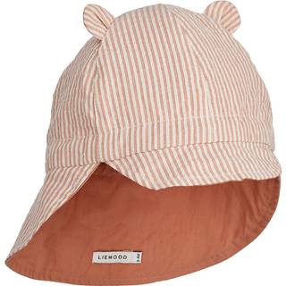 Liewood Gorm Reversible Sun Hat - Y/D Stripe Tuscany rose / Sandy 6 / 9 M