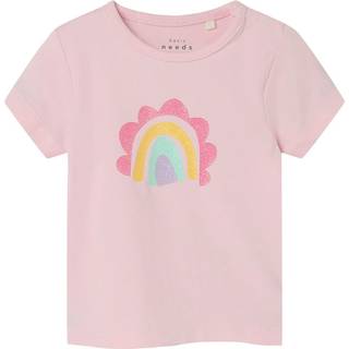 NAME IT T-shirt Vubie Parfait Pink Rainbow