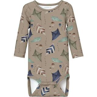 Name It Weathered Teak Drageprint Body - Str. 1m 56cm