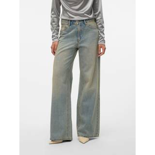 Vmremy Mid Rise Wide Leg Fit Jeans