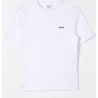 BOSS BOSS White Logo Short Sleeved T-Shirt