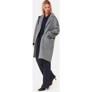 Whistles Whistles Grey Cassie Double Face Pocket Coat