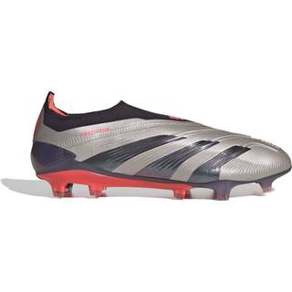 Predator Elite Laceless Firm Ground støvler - Platinum Metallic / Aurora Black / Carbon - 38 2/3