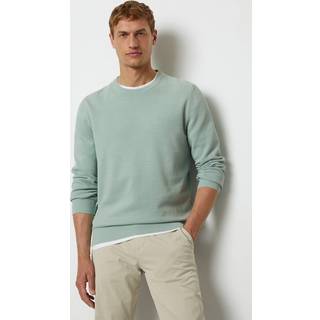 Marc O'Polo Herren Longsleeve grün unifarben - grün