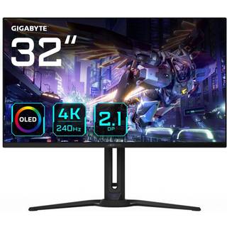 GIGABYTE 32" AORUS FO32U2P - 3840x2160 (4K / UHD) - 240Hz - QD-OLED - 65W USB-C - 0.03 ms - Skærm