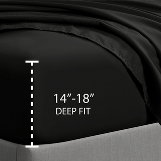 Cathay Home California King Fitted Sheet - Dobbelt børstet Ultra Soft - Wrinkle & Fade Resistant - 16 """" Deep Pocket Fitted Sheet - God pasform t