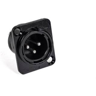 Perfex XLR Han Chassis Stik (Sort)