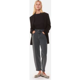 Whistles Whistles Grey Stretch Barrel Leg Jeans