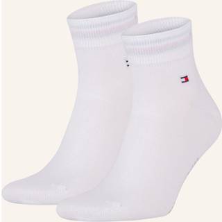 Tommy Hilfiger 2-pak Men Quarter Sock - White - Str 47/49 * Kampagne *