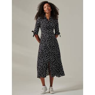 Jolie Moi Nora Tryk Viscose Maxi SkjortekjoleEU 38 (UK 10)