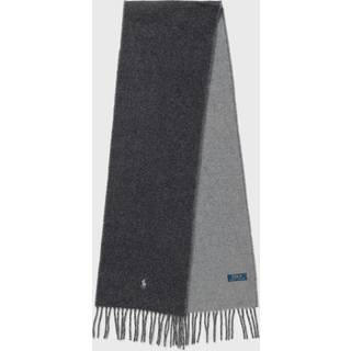 Polo Ralph Lauren Reversible Wool Scarf Grey Heather