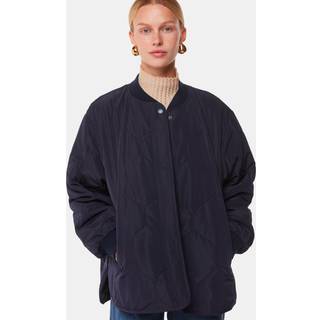 Whistles Whistles Blue Ida Short Quilted Coat
