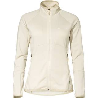 Vaude Women's Monviso Fleece Full Zip Jacket II Fleecejakke Damer størrelse 40 farve hvid/beige