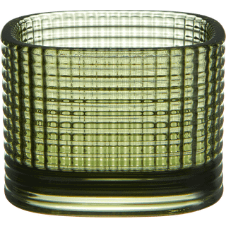 Orrefors Magica Lysestage Super Circle 50 Mm - Fyrfadsstager Glas Grøn - 6541021
