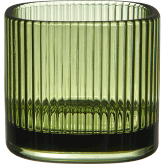 Orrefors Magica Lysestage Super Circle 70 Mm - Fyrfadsstager Glas Grøn - 6541022