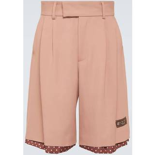 Amiri Layered polka-dot high-rise shorts - pink - EU 46