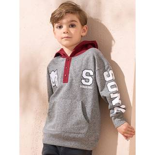 Angel & Rocket Angel & Rocket Sonic Textured Mix Stof 100% Bomuld Hættetrøje