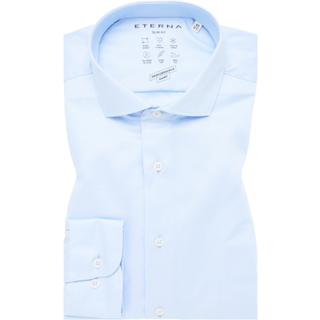 Eterna Performance Skjorte Slim Blå - 44