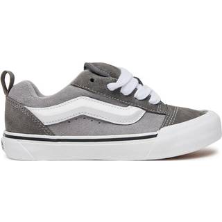 Vans Kid's Knu Skool Sneaker Børn størrelse 34,5 farve hvid/grå