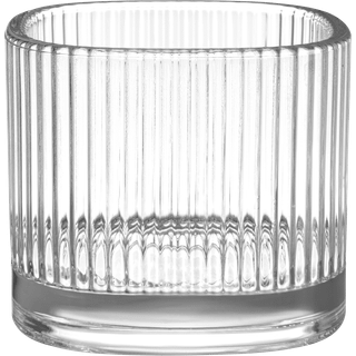 Orrefors Magica fyrfadsstage super circle 7 cm Klar
