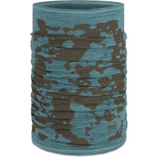 Buff Merino Lightweight Prints Tørklæde størrelse One Size farve turkis