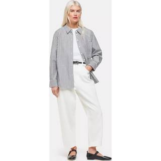 Whistles Whistles White Petite Petite Authentic Barrel Leg 100% Cotton Jeans