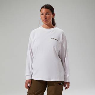 Unisex Mera Peak Long Sleeve T-Shirt - White