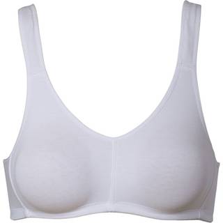 Trofé Comfort BH uden bøjle, hvid, Størrelse: 100D, Dame