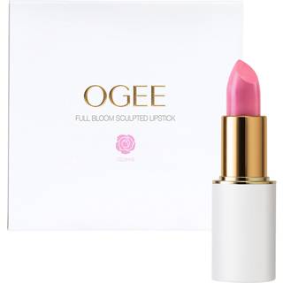 Ogee Full Bloom Sculpted Lipstick (Cezanne - Cool Pink) - Langtidsholdbar organisk lbestift med jojobaolie og mikrohyaluronsyre - 70 % kologisk