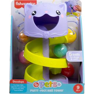Fisher Price Purrr-fect Ball tower - tårn med 4 bolde og 1 rangle