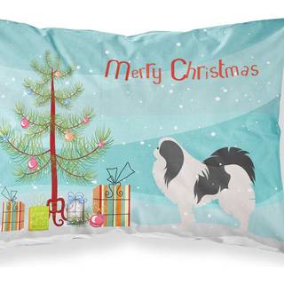 Caroline's Treasures Christmas Tree Japanese Chin Merry Stof Standard Pillowcase BB2955Pillowcase