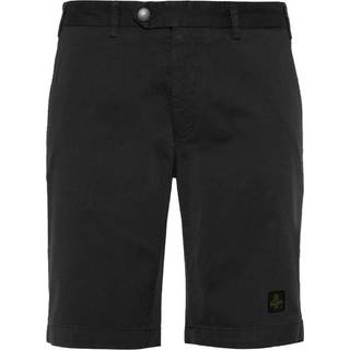 Refrigiwear Elegant Beige Bermuda Shorts with Logo Patch
