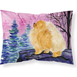 """" Caroline's Treasures SS8606Pillowcase Pomeranian Moisture Wicking Fabric Standard Pillowcase Large Multicolor """"
