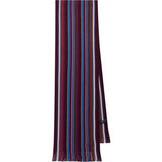 Paul Smith Multicolour Striped Wool Scarf