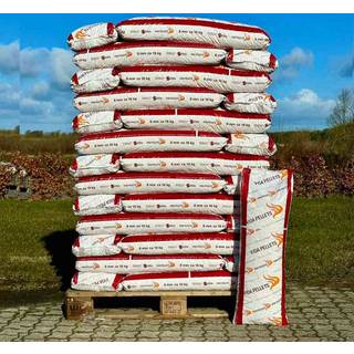 Vida træpiller 8 mm 832 kg. Kun Jylland og Fyn.