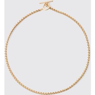 Mens Gold Necklace With Coin Pendant