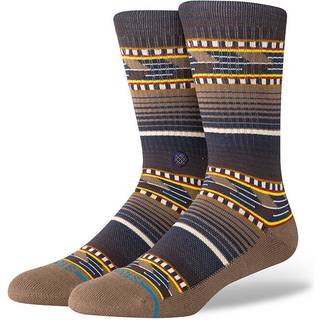 Stance Cedar Rock Crew Socks - M - brown
