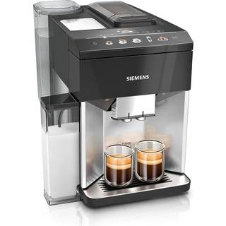 Siemens Fuldautomatisk kaffemaskine EQ500 integral Dagslys sølv, Piano sort, Vandbeholder TQ513R01