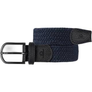 BILLYBELT BILLYBELT Deep Water Woven Elastic Belt - Elastisk Komfort Bælte, 100-115 cm / Navy