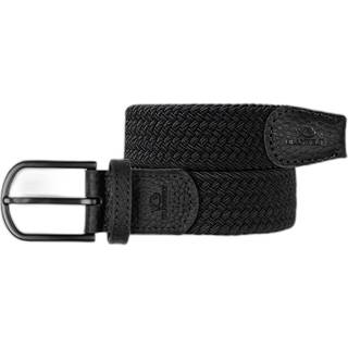 BILLYBELT BILLYBELT All Black Woven Elastic Belt - Elastisk Komfort Bælte, 85-100 cm / Black
