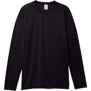 Hanes cool dri'performance herre langærmet t-shirt sort xxx-stor